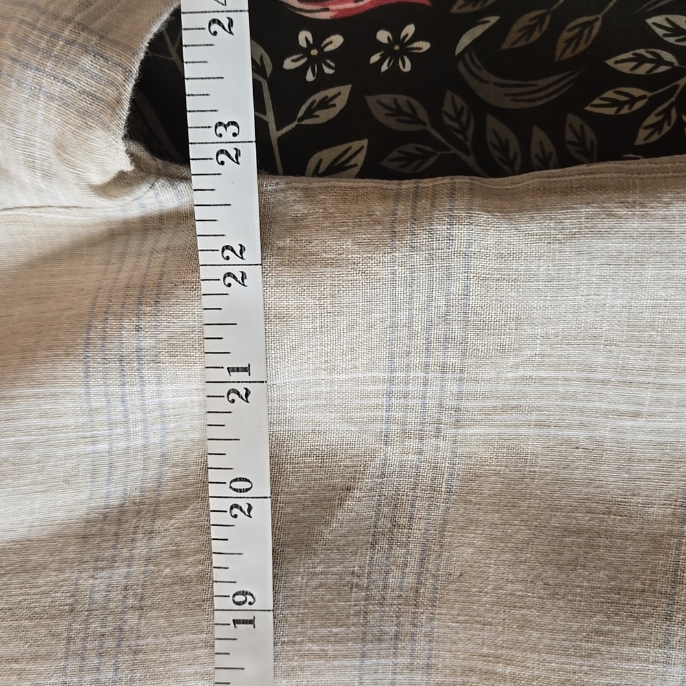 EUC Wms Eileen Fisher Tan Linen Top Size Small - Picture 5 of 9